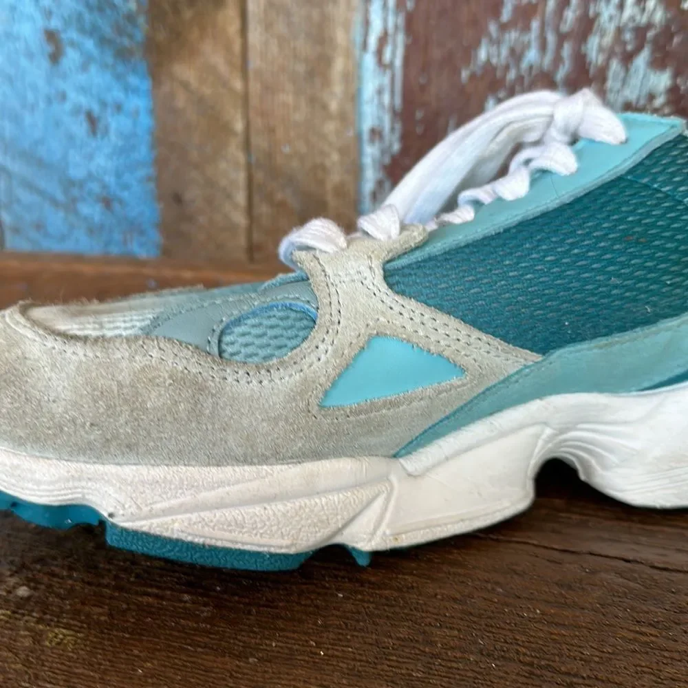 Adidas Women's Blue Falcon Chunky 90s Inspired Suede Sneakers Size 8 - Picture 10 of 13